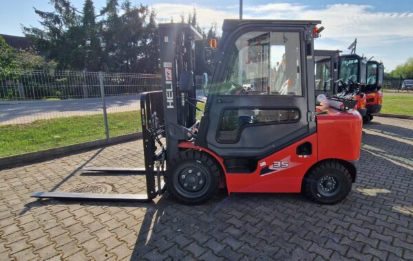 Wózek widłowy HELI CPQYD35, spalinowy Benzyna/ LPG, 3500 kg, maszt 4,5 m