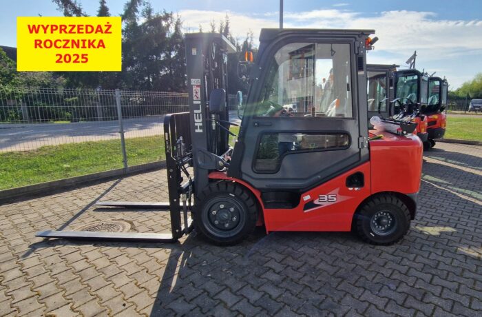 Wózek widłowy HELI CPQYD35, spalinowy Benzyna/ LPG, 3500 kg, maszt 4,5 m
