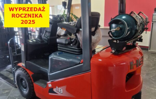 Wózek widłowy HELI CPYD18, spalinowy LPG, 1800 kg, maszt 3,5m