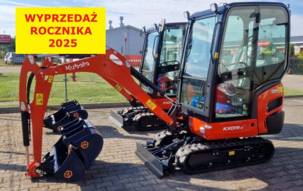 Fabrycznie nowa minikoparka KUBOTA KX019-4 2025