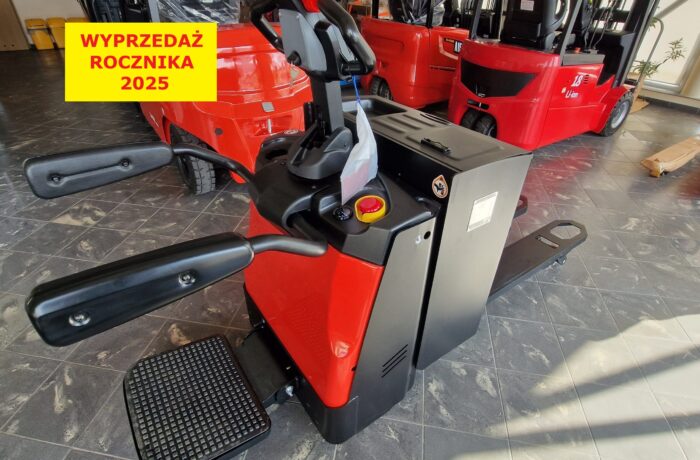 Wózek paletowy elektryczny 3,0 tony bateria bezobsługowa Li ion, wspomaganie elektryczne skrętu